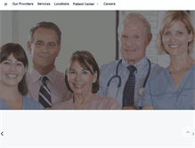 Tablet Screenshot of gardenparkdoctors.com